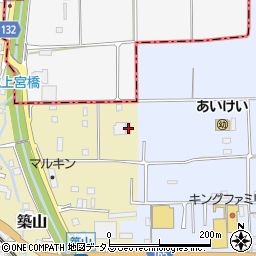 奈良県大和高田市築山43周辺の地図
