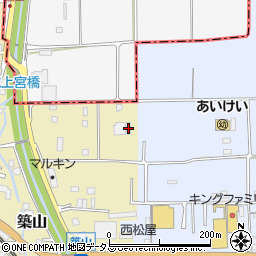 奈良県大和高田市築山43周辺の地図