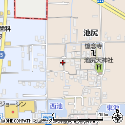 奈良県大和高田市池尻230周辺の地図