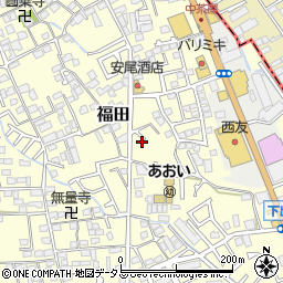 大阪府堺市中区福田1108周辺の地図