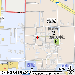 奈良県大和高田市池尻297周辺の地図