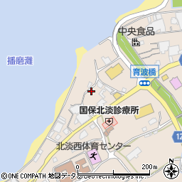 兵庫県淡路市育波475周辺の地図