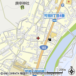 タウニィ田川周辺の地図