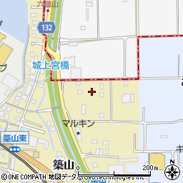 奈良県大和高田市築山59-2周辺の地図