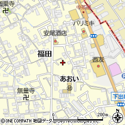 大阪府堺市中区福田1102周辺の地図