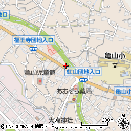 広島県広島市安佐北区亀山周辺の地図