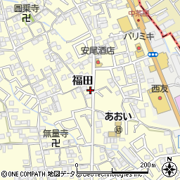大阪府堺市中区福田1138周辺の地図