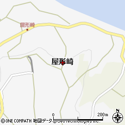 香川県小豆郡土庄町屋形崎周辺の地図