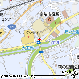 奈良県宇陀市榛原下井足周辺の地図