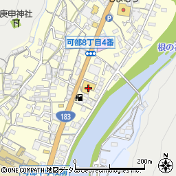 ダイハツ広島販売可部店周辺の地図
