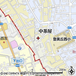 大阪府堺市東区草尾260-6周辺の地図