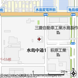 中谷興運株式会社　製造部第二工作工場周辺の地図