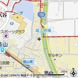 奈良県大和高田市築山99-17周辺の地図