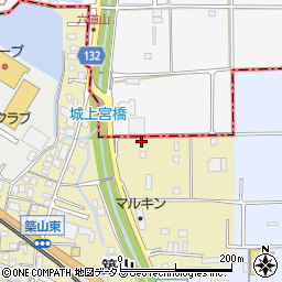 奈良県大和高田市築山75周辺の地図