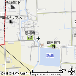 奈良県大和高田市大谷121周辺の地図