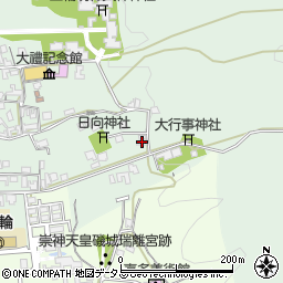 奈良県桜井市三輪148周辺の地図