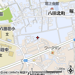 大阪府堺市中区堀上町446-2周辺の地図