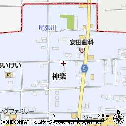 奈良県大和高田市神楽173周辺の地図