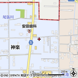 奈良県大和高田市神楽263周辺の地図