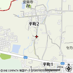 大阪府富田林市平町周辺の地図