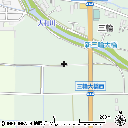 奈良県桜井市三輪862-1周辺の地図