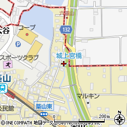 奈良県大和高田市築山88周辺の地図