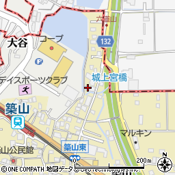 奈良県大和高田市築山94周辺の地図