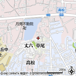 大阪府堺市東区草尾1093-3周辺の地図