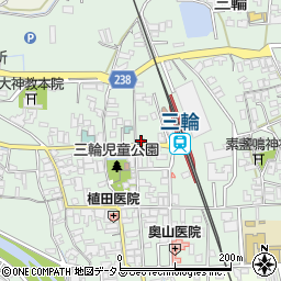 奈良県桜井市三輪366周辺の地図