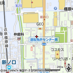 奈良県橿原市葛本町210-1周辺の地図
