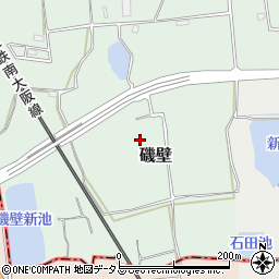 奈良県香芝市磯壁周辺の地図