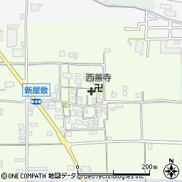 奈良県桜井市新屋敷161周辺の地図