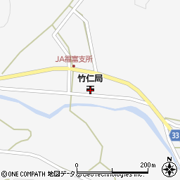 竹仁郵便局 ＡＴＭ周辺の地図