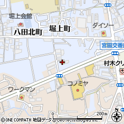 ローソン堺堀上町店周辺の地図