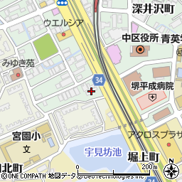 バンブーキッズ保育園周辺の地図