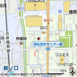 奈良県橿原市葛本町210周辺の地図