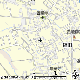 大阪府堺市中区福田1180周辺の地図