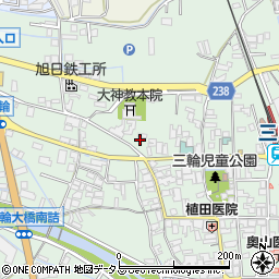 奈良県桜井市三輪397周辺の地図