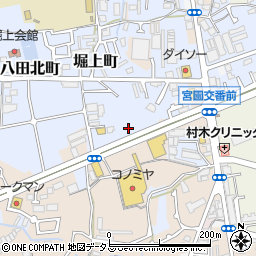 大阪府堺市中区堀上町36周辺の地図