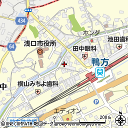 岡山県浅口市鴨方町六条院中3241周辺の地図