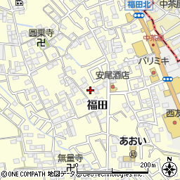 大阪府堺市中区福田1136周辺の地図