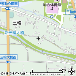 奈良県桜井市三輪1030-3周辺の地図