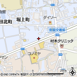 大阪府堺市中区堀上町42周辺の地図