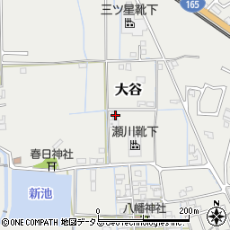 奈良県大和高田市大谷291周辺の地図