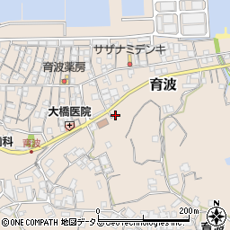 兵庫県淡路市育波76周辺の地図