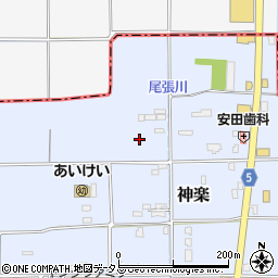 奈良県大和高田市神楽周辺の地図