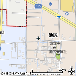 奈良県大和高田市池尻218周辺の地図