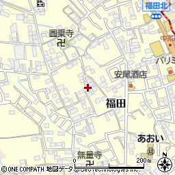 大阪府堺市中区福田1152周辺の地図