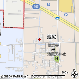 奈良県大和高田市池尻217周辺の地図