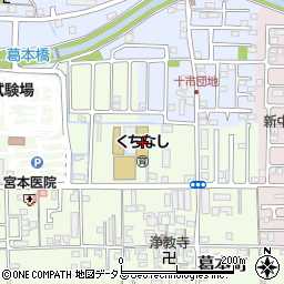 奈良県橿原市葛本町80周辺の地図